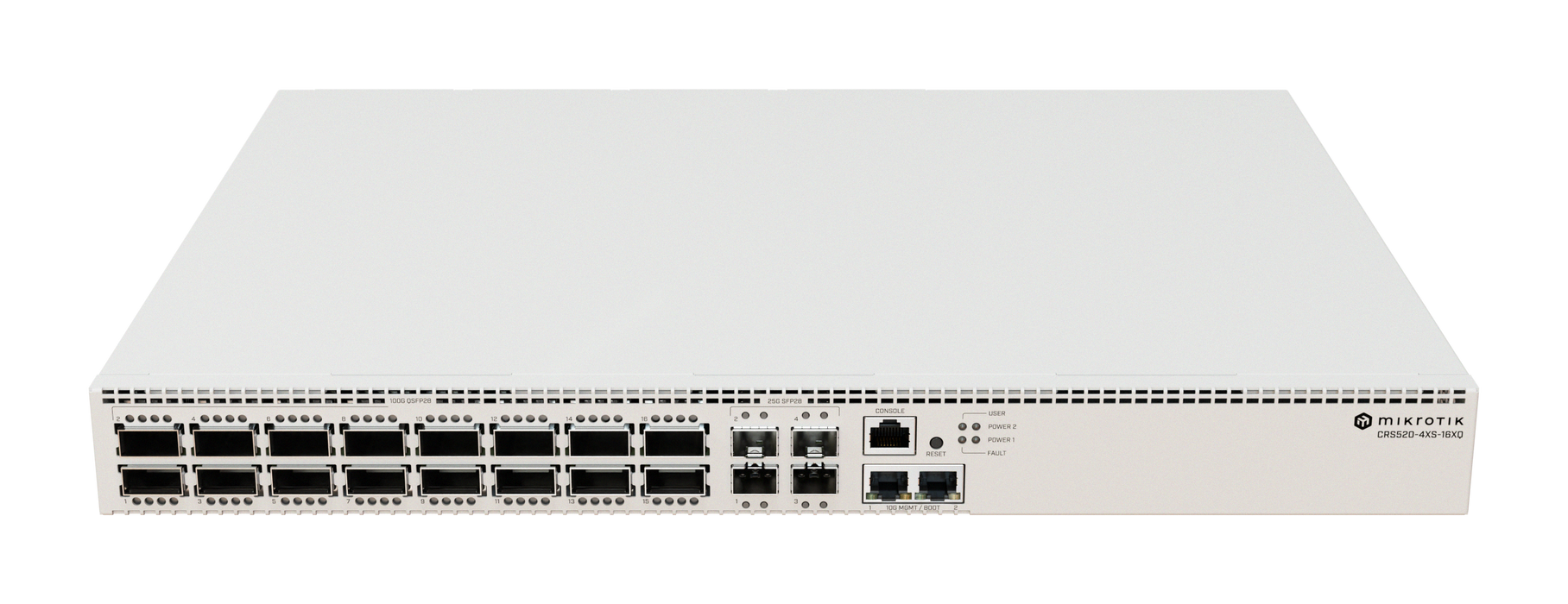 Mikrotik CRS520-4XS-16XQ-RM Managed Switch 16×QSFP28 4×SFP28
