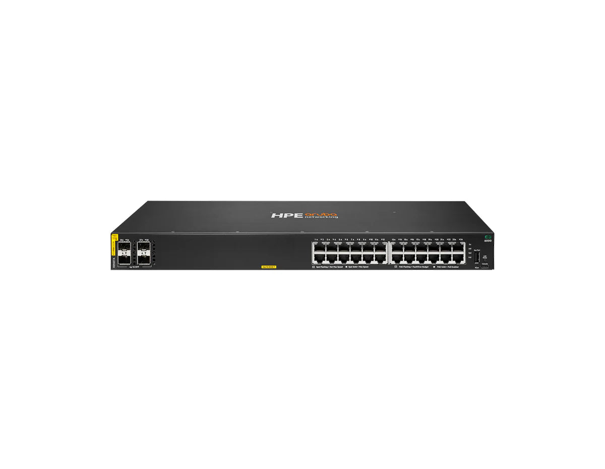 HPE Aruba Networking R8N87A 6000 24G PoE Switch