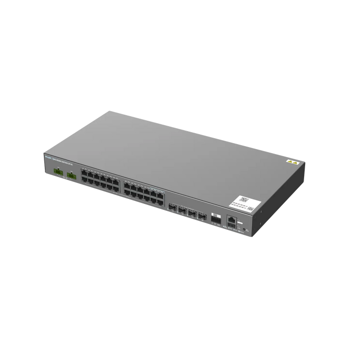 Ruijie RG-IS5200-24GT4XS-UP-DC Industrial 24-Port PoE+ Switch 4×10G Uplinks