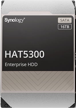 Synology HAT5300-16T 16TB SATA-6Gbps 512e 7200 RPM 512Mb Cache 3.5inch Internal Hard Drive | USED