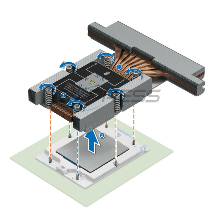 T-Type Heatsink | Refurbished Dell PowerEdge R6725