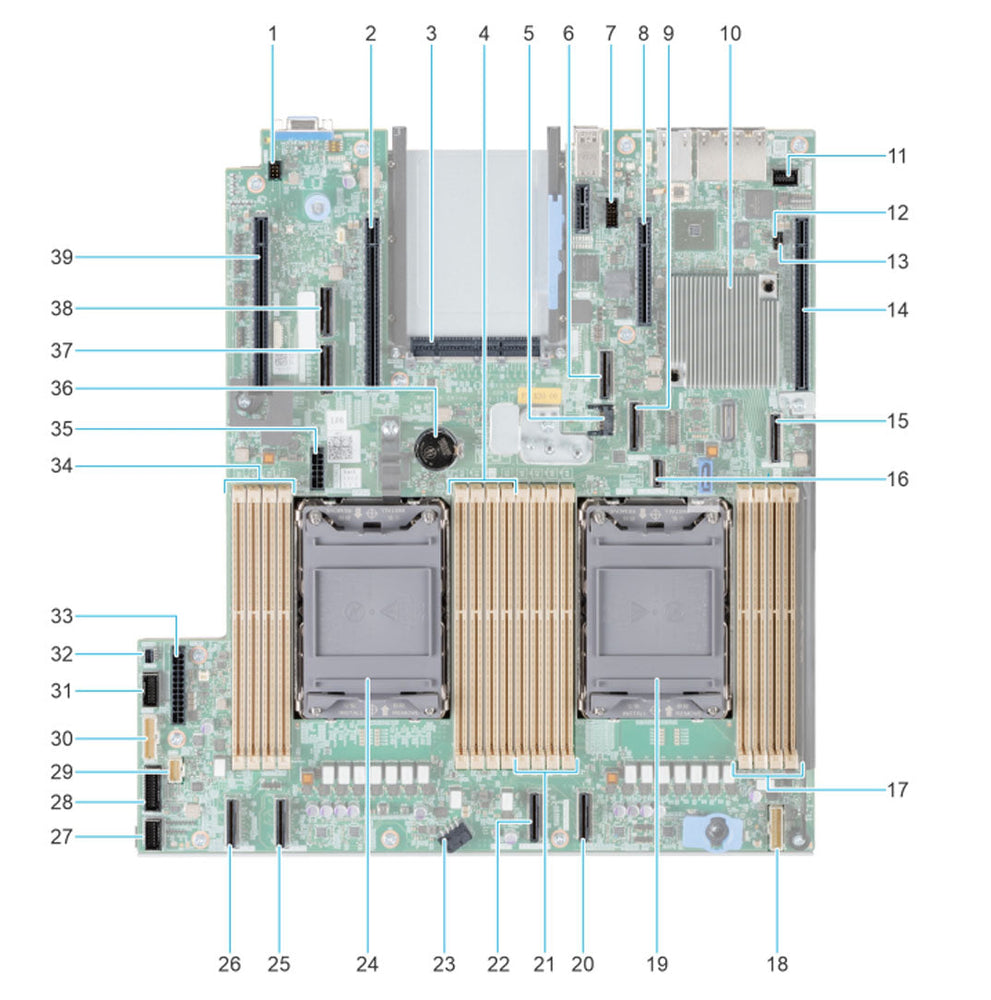T0KGG — System Board Motherboard | Dell PowerEdge R750xs