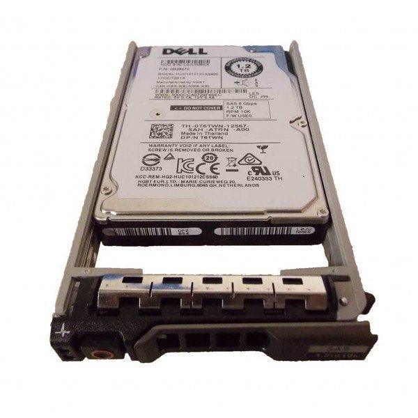 T6TWN — Dell 1.2TB 10K RPM 6Gb/s SAS 2.5 Hard Drive HUC101212CSS6