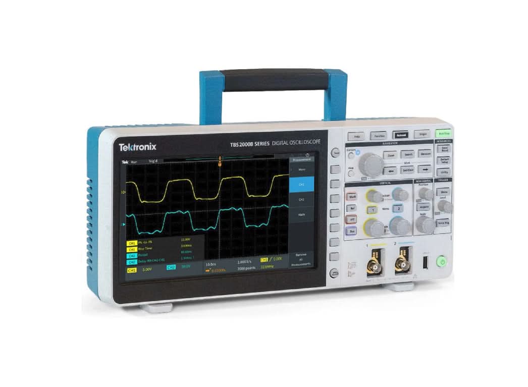 Tektronix TBS2102B TBS2000B-Series 100MHz 9" TFT LCD WVGA Digital Oscilloscope