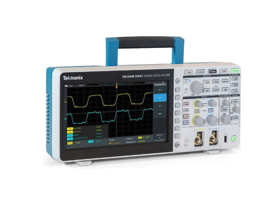 Tektronix TBS2102B TBS2000B-Series 100MHz 9" TFT LCD WVGA Digital Oscilloscope
