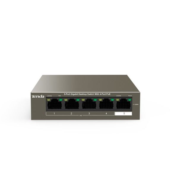TEF1105P-4-63W - Tenda 5-Ports 10/100 BASE-TX Ethernet Network Switch