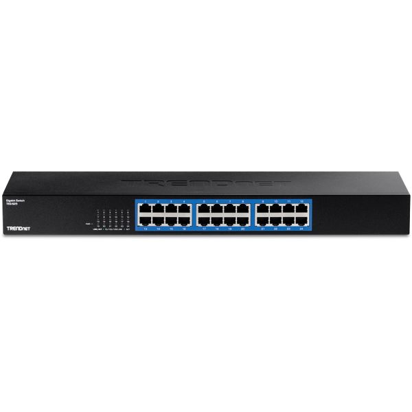 TEG-S25 - TRENDnet 24-Ports 1000BASE-T Ethernet 1U Rack-mountable Network Switch