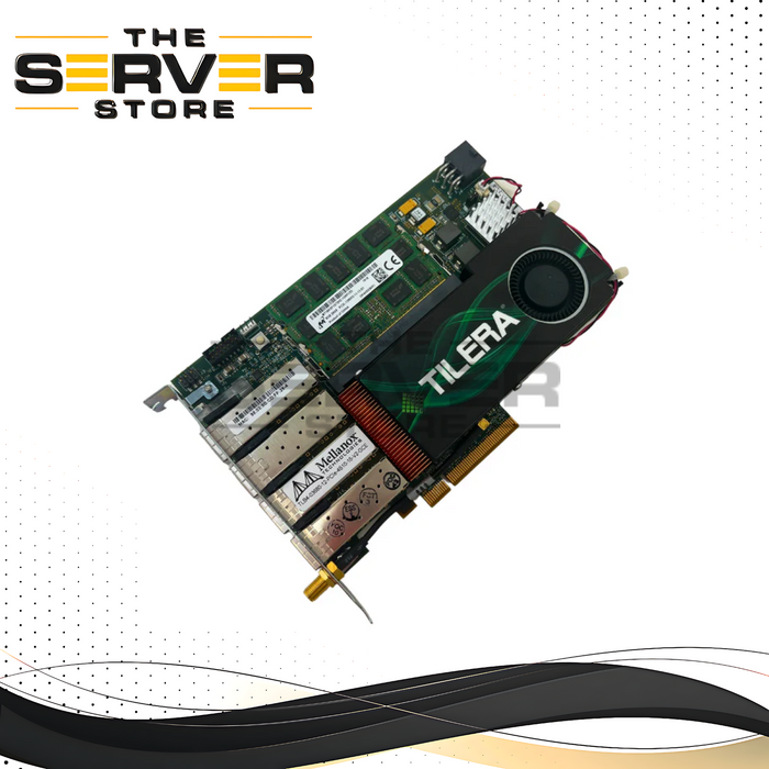 TILERA adapter with 1.2GHz Gx36 processor 4x10GE SFP/SFP+ ports 16GB w/crypto acceleration (TLB4-03680-12-PCIe-4S10-16-v2-GCE)