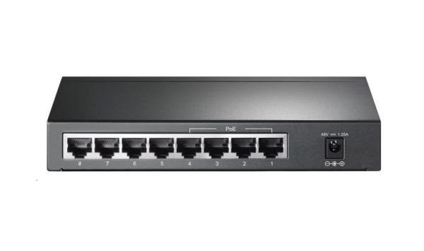 TL-SG1008P - TP-Link 8-Ports 10/100/1000BASE-T PoE+ Network Switch
