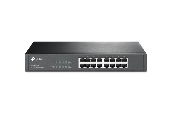 TL-SG1016DE - TP-Link 16-Ports 10/100BASE-TX Ethernet Rack-mountable Network Switch