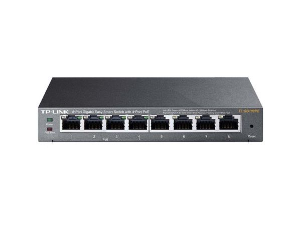 TLSG108PE - TP-Link TLSG108PE 8-Port Gigabit Easy Smart Switch