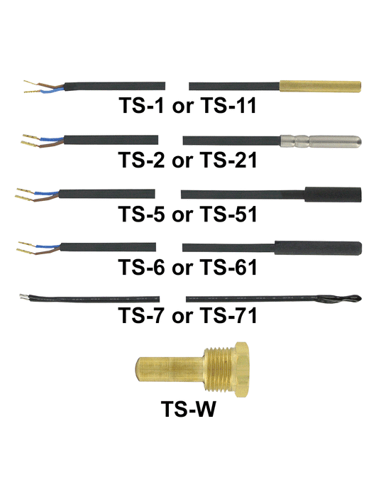 TS-21 | PTC Sensor | SS Sheath | PVC Cable | 10 ft (3 m) length. | Dwyer