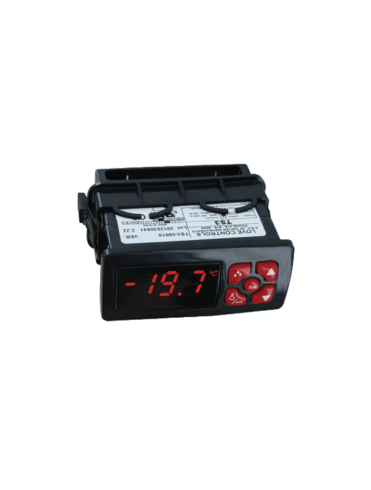TS3-50040 | Digital temperature switch | single temperature probe input | SPDT relay output | red display and buttons | 24 VAC/VDC power supply. | Dwyer