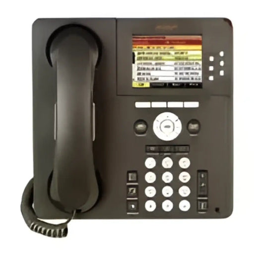 Avaya 9640G Gigabit IP Phone (700419195) - Color Display, PoE, 6-Line - Refurbished