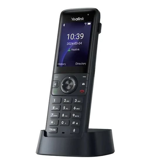 Yealink AX83H Wi-Fi 6 Cordless IP Phone | Dual-Band, Bluetooth 5.0, 4 SIP - 1301013 - New