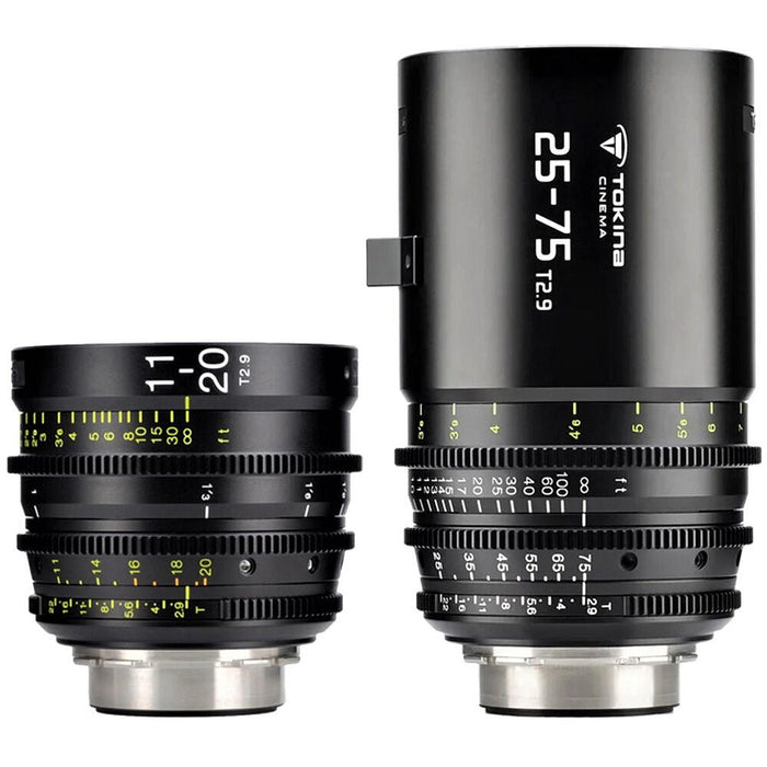 Tokina Cinema ATX 11-20mm & 25-75mm Zoom Kit for PL Mount