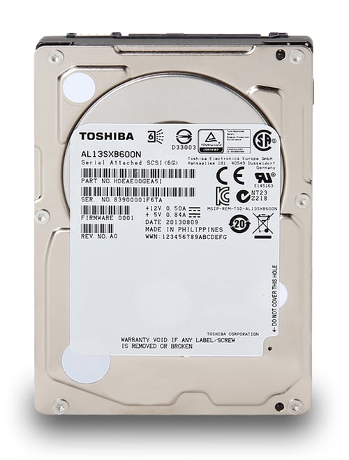 Toshiba AL13SXB600N 600GB 15K 64MB Cache SAS 6Gbps 2.5Inch Hdd | USED