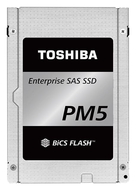 Toshiba KPM5XRUG1T92 PM5-R 1.92TB Read intensive SAS 12Gbps 512e 2.5in SIE SSD | USED