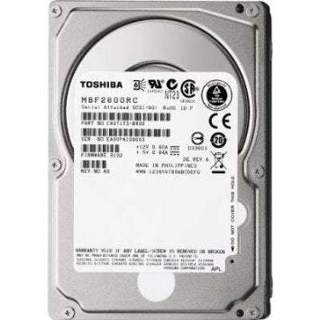 Toshiba MBF2600RC 600GB 10K 16MB Cache SAS 6Gb/s 2.5inch HDD | USED