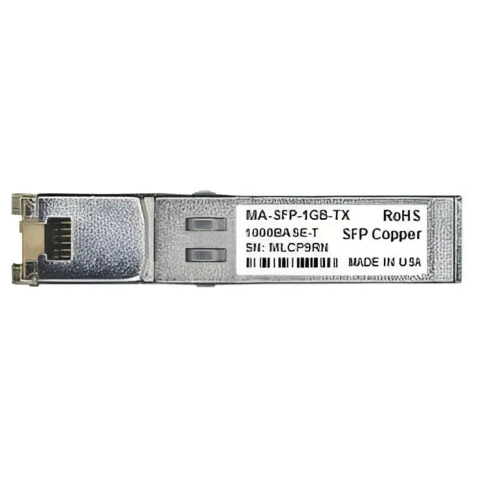 Cisco Meraki MA-SFP-1GB-TX 1GbE SFP Copper Transceiver Module 1000BASE-T RJ-45 - New