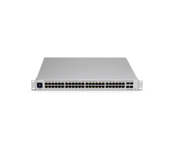 USW-PRO-48-POE - Ubiquiti UniFi Pro 40-Ports 10/100/1000BASE-T PoE+ and 8-Ports PoE++ Layer 3 Rack-mountable Managed Network Switch with 4-Ports SFP+