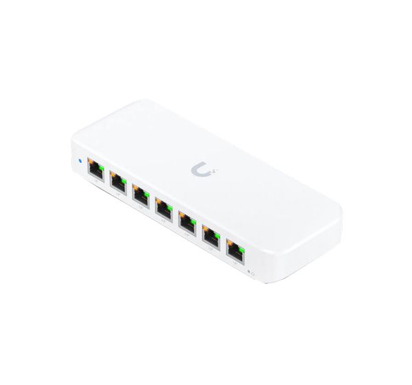 USW-ULTRA-60W - Ubiquiti Ultra 7-Ports 10/100/1000BASE-T PoE+ Layer 2 Desktop Managed Network Switch with 1-Port PoE++