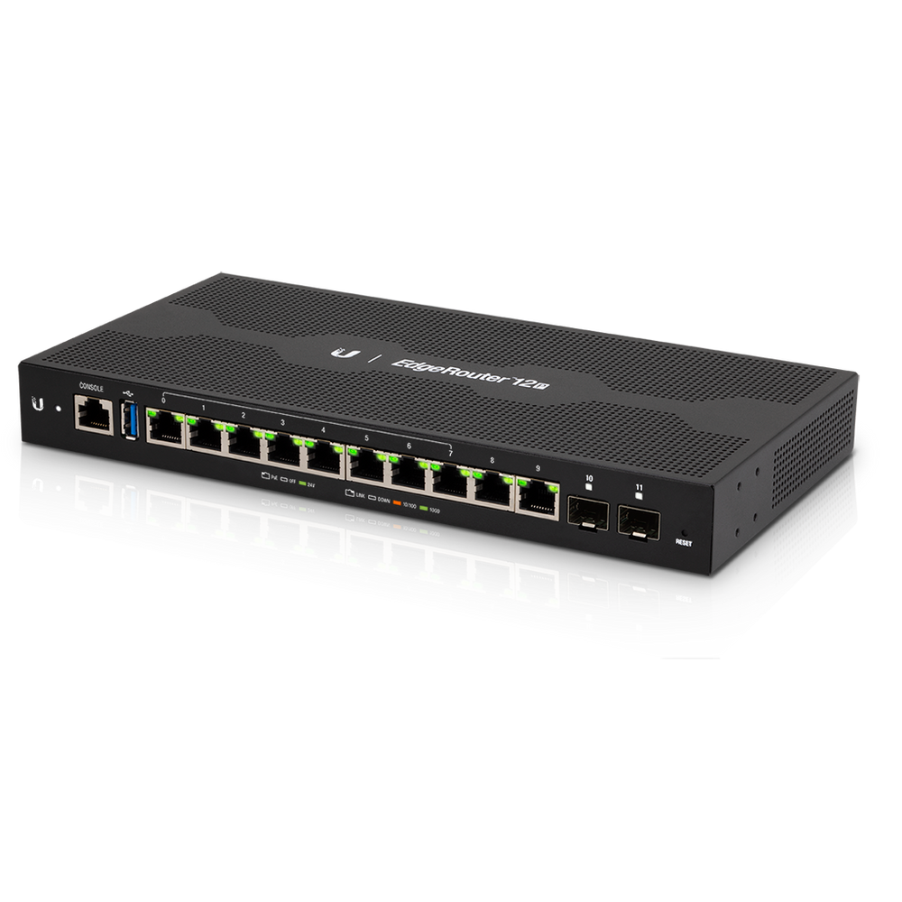 Ubiquiti EdgeRouter 12P 12-Ports Advanced high-performance Gigabit Router - ER-12P