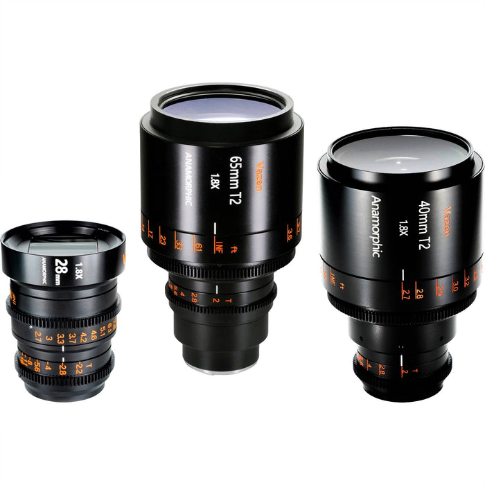 Vazen 28mm, 40mm, 65mm RF Lens Bundle with Hard Case (Amber)