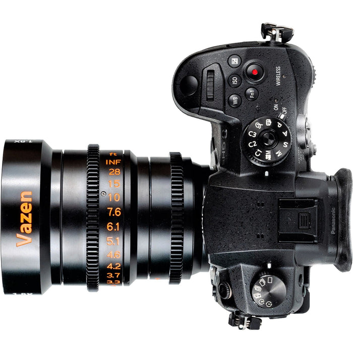 Vazen 28mm T/2.2 1.8X Anamorphic Lens (RF, Amber)