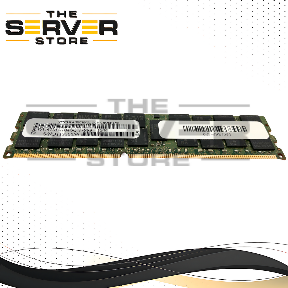 Ventura 16GB DDR3 1333MHz PC3-10600R ECC Reg Server RAM D3-62MA104SQV-999