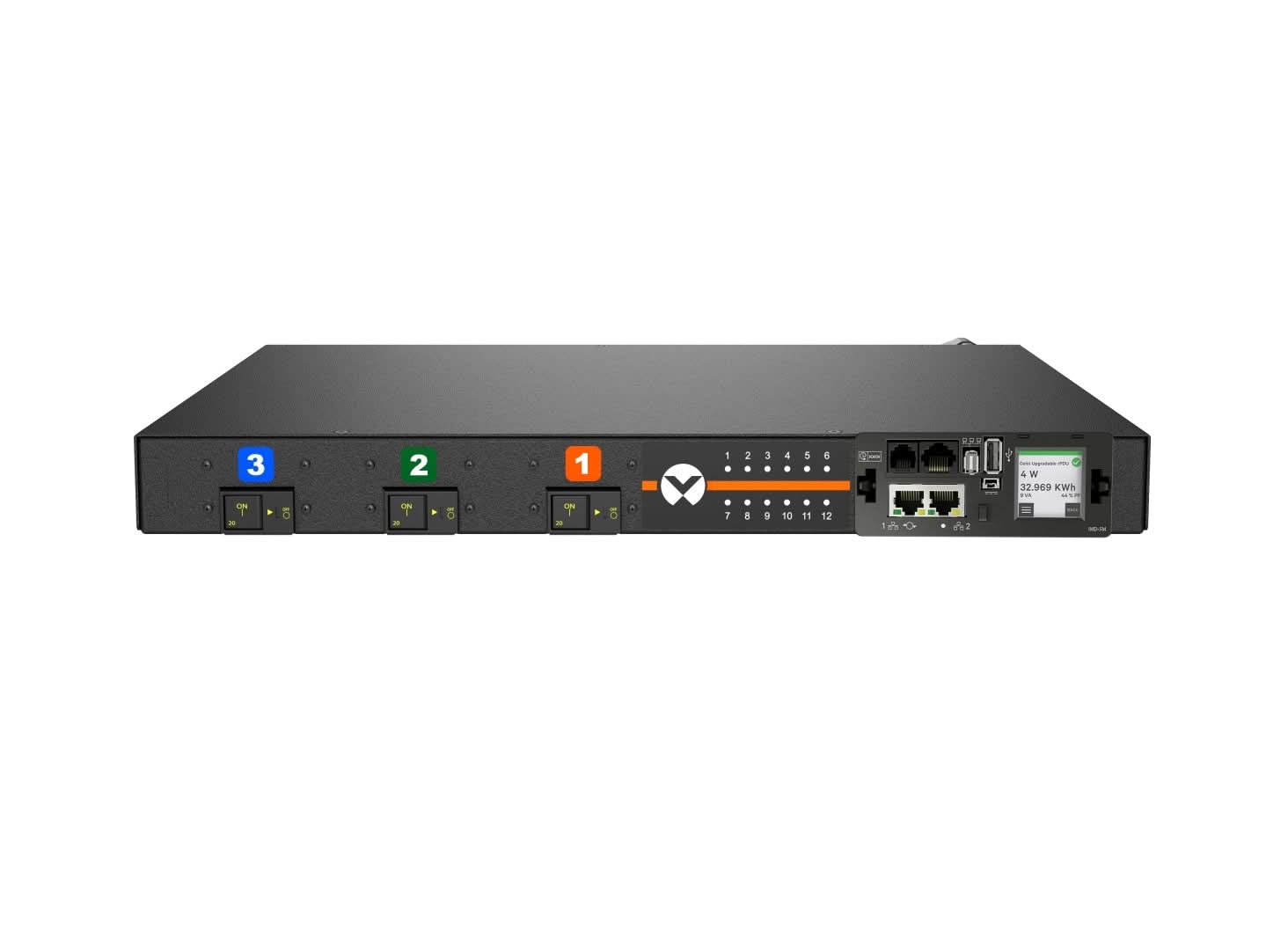 Vertiv VP7N31A2 3-Phase 30A 12-Outlets Rack-mount Power Distribution Unit