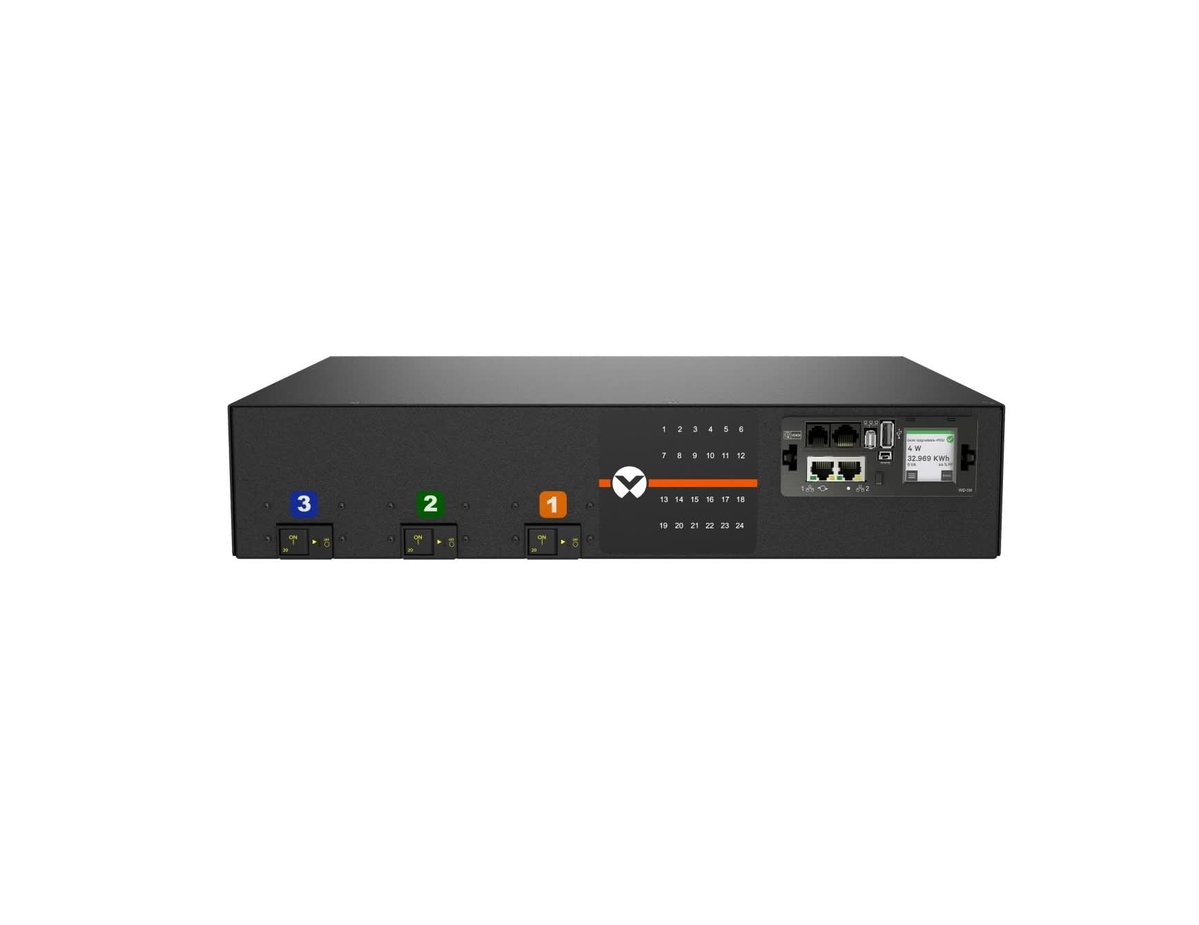 Vertiv VP7N32A2 3-Phase 24-Outlets 30A Rack-mount Power Distribution Unit