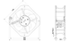 W2E200-HK86-01 ebm papst FAN AXIAL 225X80MM BALL 115VAC