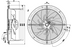 W2E250-CL06-01 Ebm-Papst AC Axial Fan