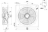 W4D500-GM01-03 EBMpapst axial Fan 3-230/440V | 690/1050W Dual Power | 1350/1590 RPM