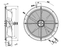 W4E350-CA06-01 ebmpapst 140W 230V  AC AXIAL FAN
