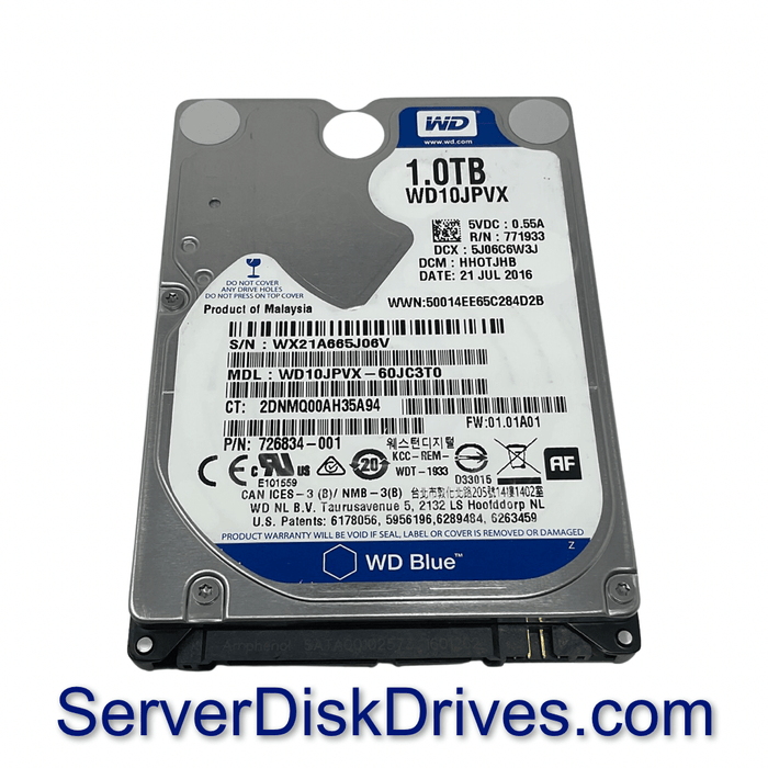 WD10JPVX — WD Blue 1TB Mobile Hard Disk Drive - 5400 RPM SATA 6Gb