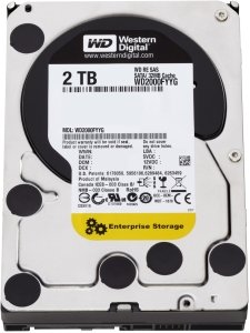 WD RE WD2000FYYG 2TB 7200RPM 32MB Cache SAS 6Gb/s 3.5inch Enterprise HDD Dell OEM | USED