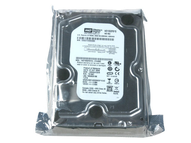 WD RE3 WD1002FBYS 1TB 7200RPM SATA 3Gb/s 3.5inch Internal HDD | USED