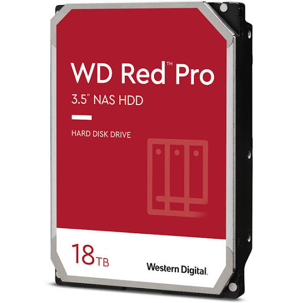 WD Red Pro NAS WD181KFGX 18TB 7200 RPM SATA 6Gb/s 512MB Cache 3.5inch HDD Brand New | USED