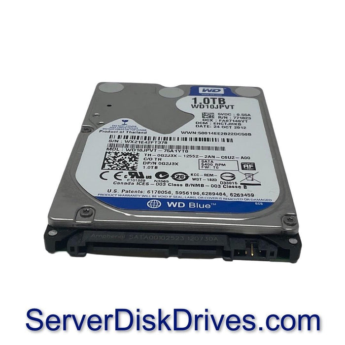 WD10JPVT — WD Scorpio Blue 1TB 5400 RPM 8MB SATA 3.0Gb/s 2.5" Har
