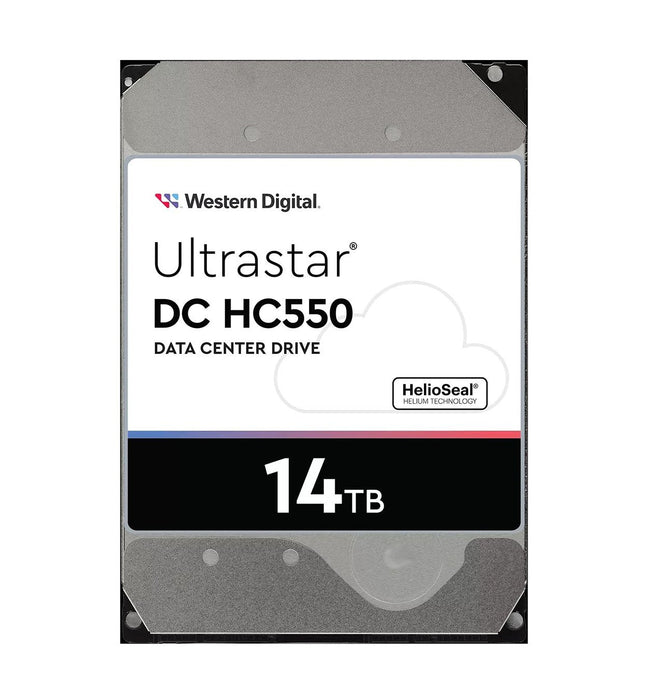 WD Ultrastar DC HC550 14TB SAS 12Gb/s 7200RPM 512MB Cache (512e / SED-FIPS) 3.5-inch Internal Hard Drive - 0F38529