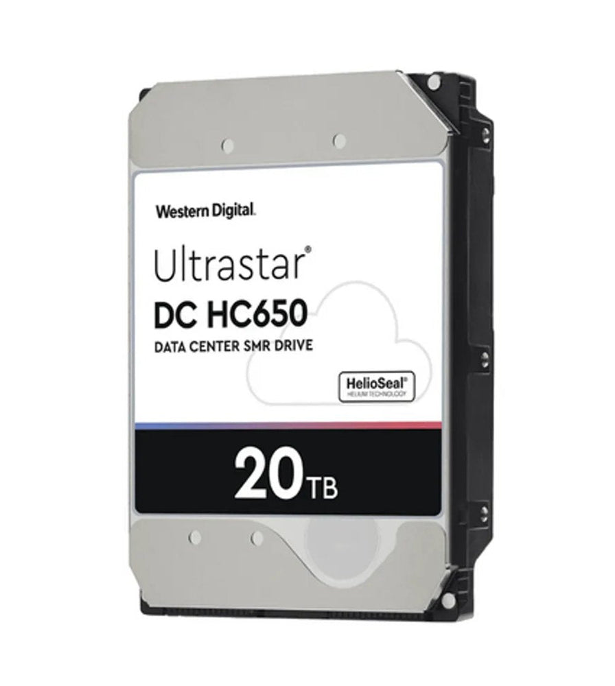 WD Ultrastar DC HC650 20TB SATA 6Gb/s 7200RPM 512MB Cache  Data Center SMR 3.5-inch Internal Hard Drive - WSH722020ALN6L4