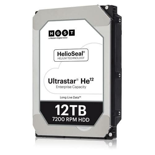 WD Ultrastar He12 HUH721212AL5200 12 TB Hard Drive   3.5" Internal   SAS (12Gb/s SAS)