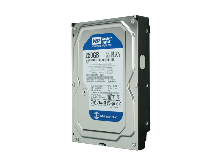 WD2500AAJS — WD 250GB 7200RPM 3.5" SATA 3Gb/s Desktop Drive