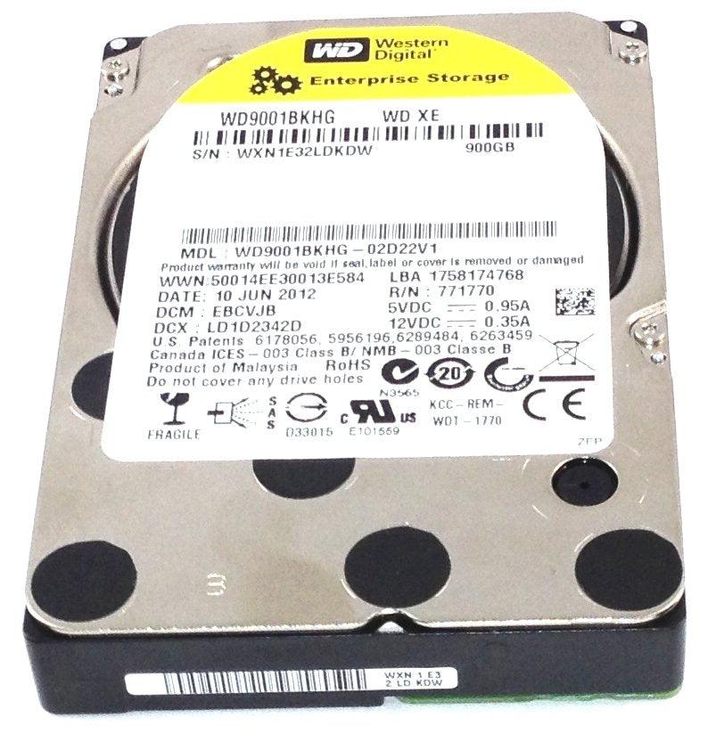 WD9001BKHG — WD XE 900GB 10K RPM 32MB SAS 6Gb/s 2.5" Hard Drive