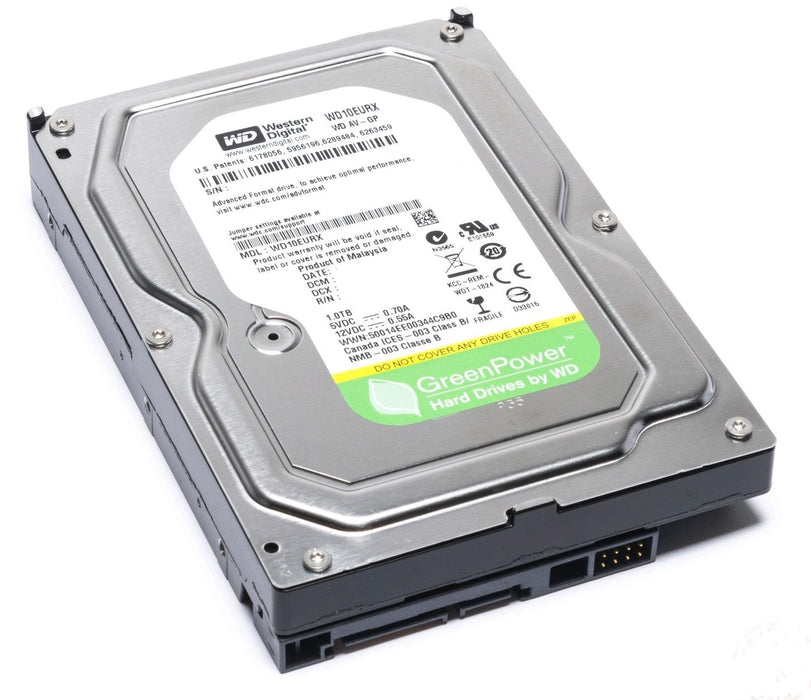 WD10EURX Western Digital 1TB 5400RPM 6Gbps 3.5" SATA Hard Drive
