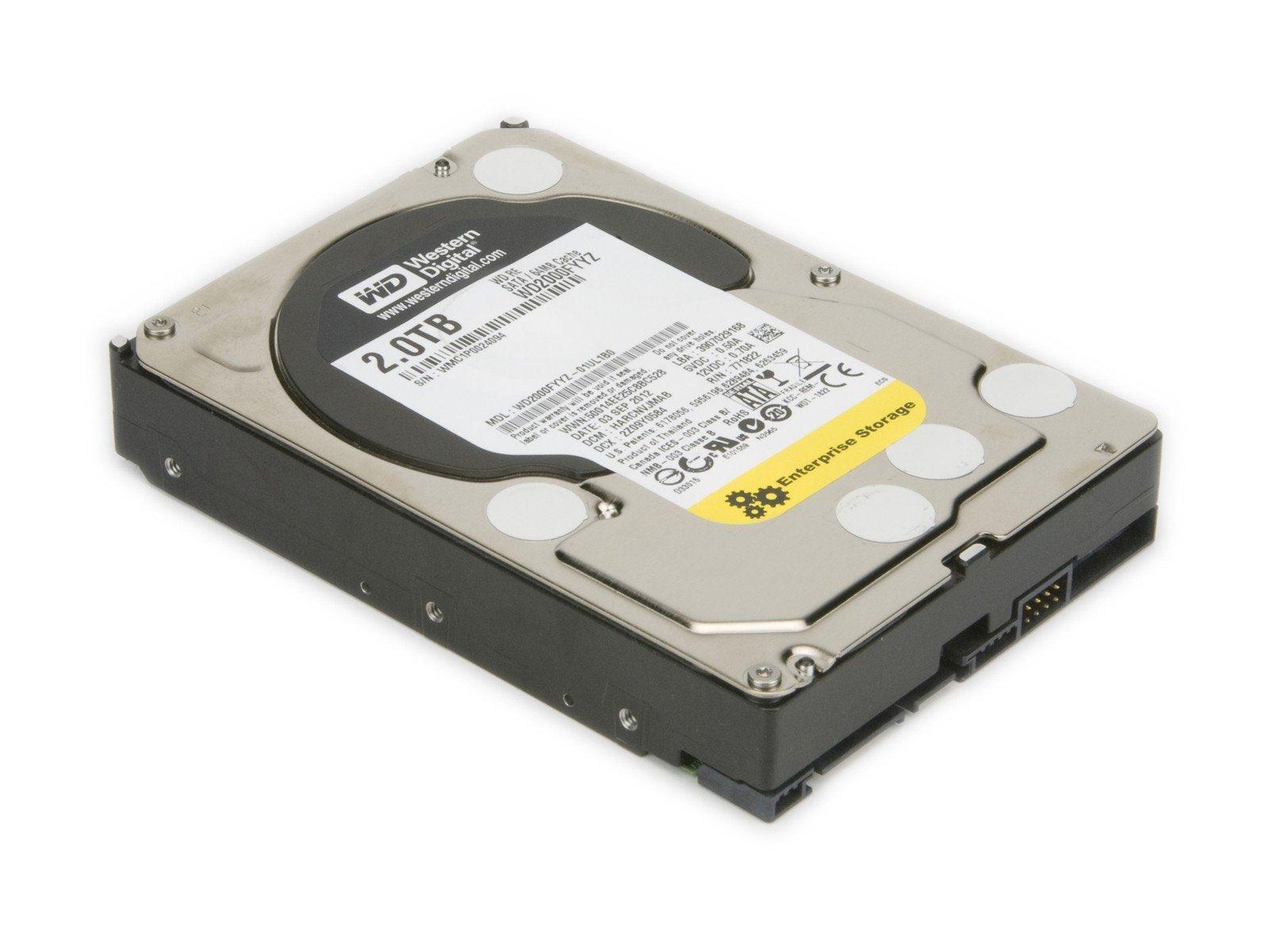 WD2000FYYZ — Western Digital 2TB 7.2K RPM 6Gbps 3.5" SATA Hard Dr