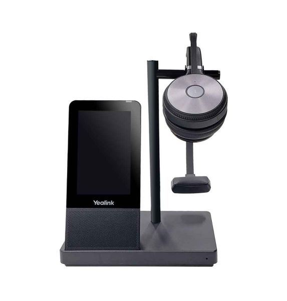 WH66-MONO-UC - Yealink WH66 USB-A Bluetooth 4-inch Touch Screen Color LCD Display Mono UC Workstation DECT Wireless Headset