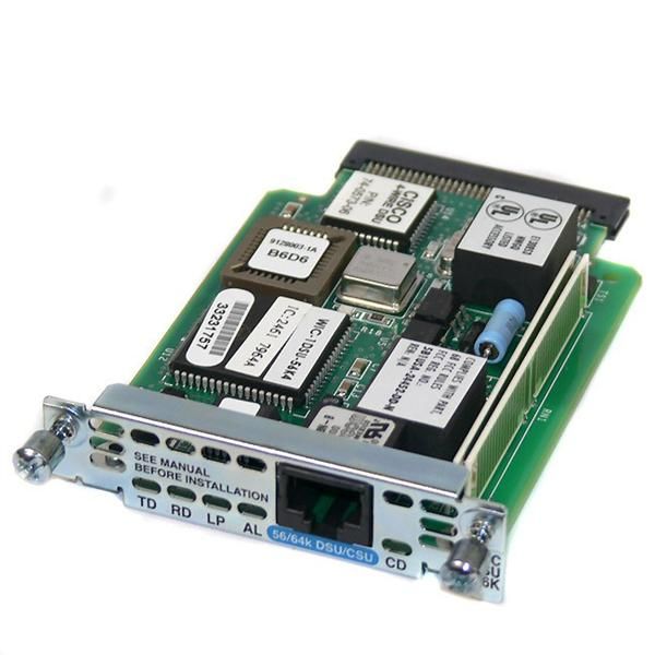 WIC-1DSU-56K4 - Cisco 1 Port DSU/CSU Interface Card (New other)